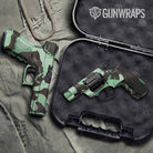 Ragged Mint Chocolate Chip Gun Skin Vinyl Wrap