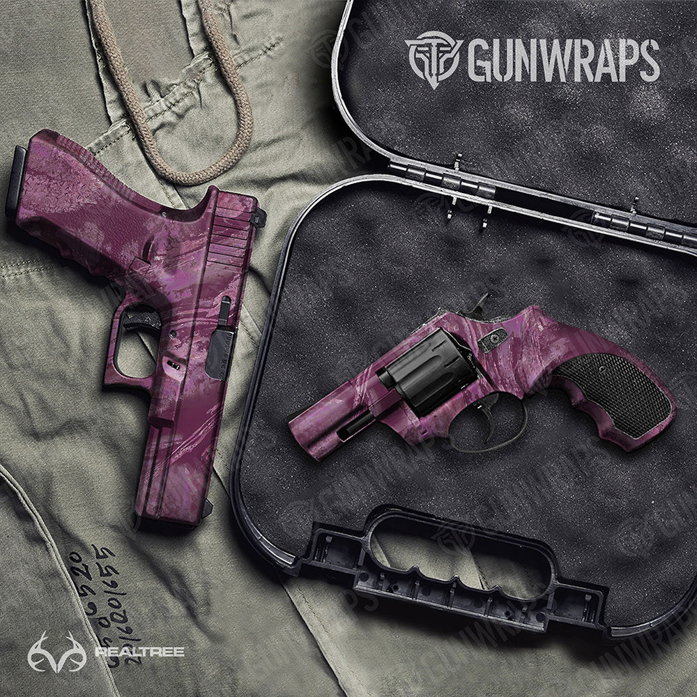 Realtree Aspect Cranberry Gun Skin Vinyl Wrap
