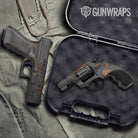 Rust 3D Grey Gun Skin Vinyl Wrap