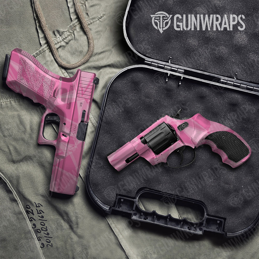 Sharp Elite Pink Gun Skin Vinyl Wrap