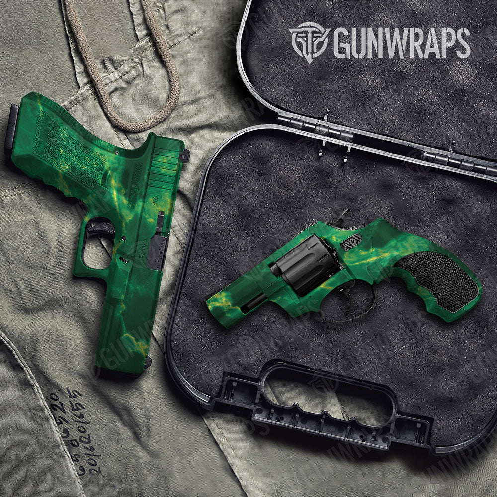 Stone Jade Marble Gun Skin Vinyl Wrap