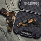 Tie Dye Bleached Black Gun Skin Vinyl Wrap