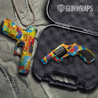 Tie Dye Coral Reef Gun Skin Vinyl Wrap