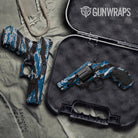 Vietnam Tiger Stripe Blue Tiger Gun Skin Vinyl Wrap
