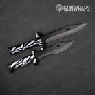 Animal Print Zebra Gun Skin Vinyl Wrap