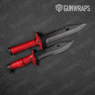 Battle Storm Elite Red Gun Skin Vinyl Wrap