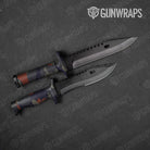 Classic Blue Copper Gun Skin Vinyl Wrap