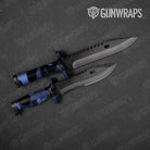 Classic Blue Midnight Gun Skin Vinyl Wrap
