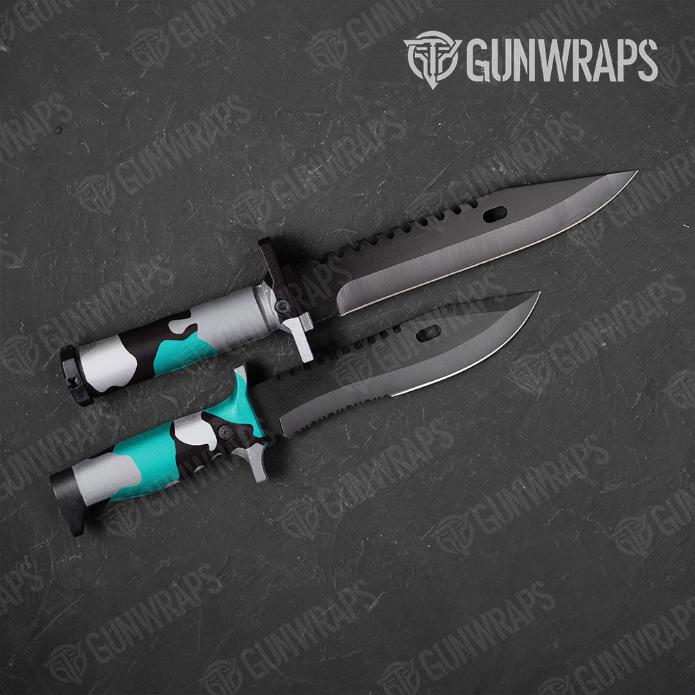 Cumulus Tiffany Blue Tiger Gun Skin Vinyl Wrap