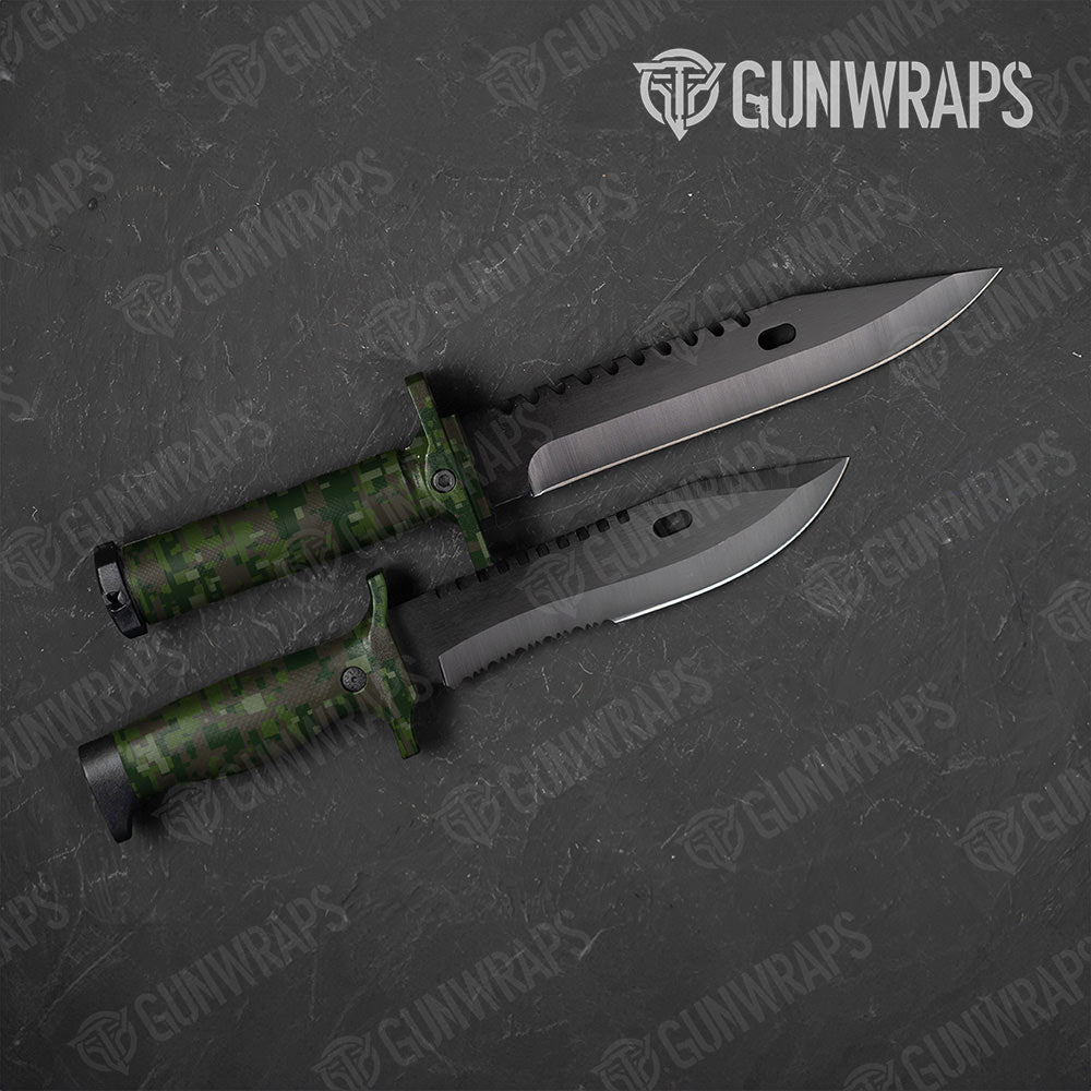 Digital Army Dark Green Gun Skin Vinyl Wrap
