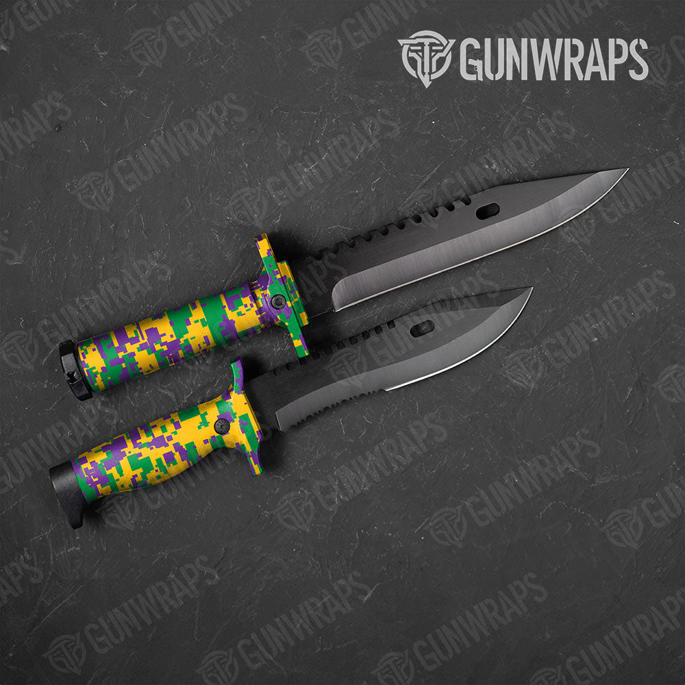 Digital Mardi Gras Gun Skin Vinyl Wrap