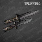 Digital Militant Copper Gun Skin Vinyl Wrap
