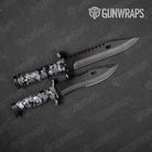 Digital Urban Night Gun Skin Vinyl Wrap