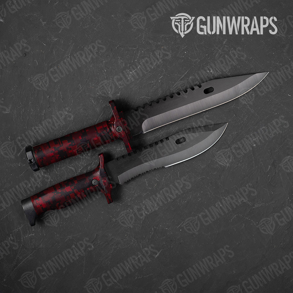 Digital Vampire Red Gun Skin Vinyl Wrap