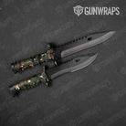 Digital Woodland Gun Skin Vinyl Wrap