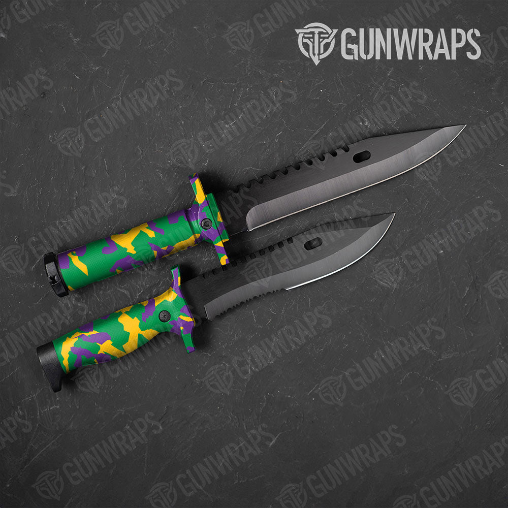 Erratic Mardi Gras Gun Skin Vinyl Wrap