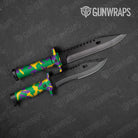 Erratic Mardi Gras Gun Skin Vinyl Wrap