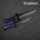 Galaxy Blue Gun Skin Vinyl Wrap