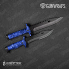 Kryptek Blue Gun Skin Vinyl Wrap
