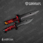 Kryptek Lava Gun Skin Vinyl Wrap