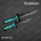Kryptek Tiffany Blue Gun Skin Vinyl Wrap