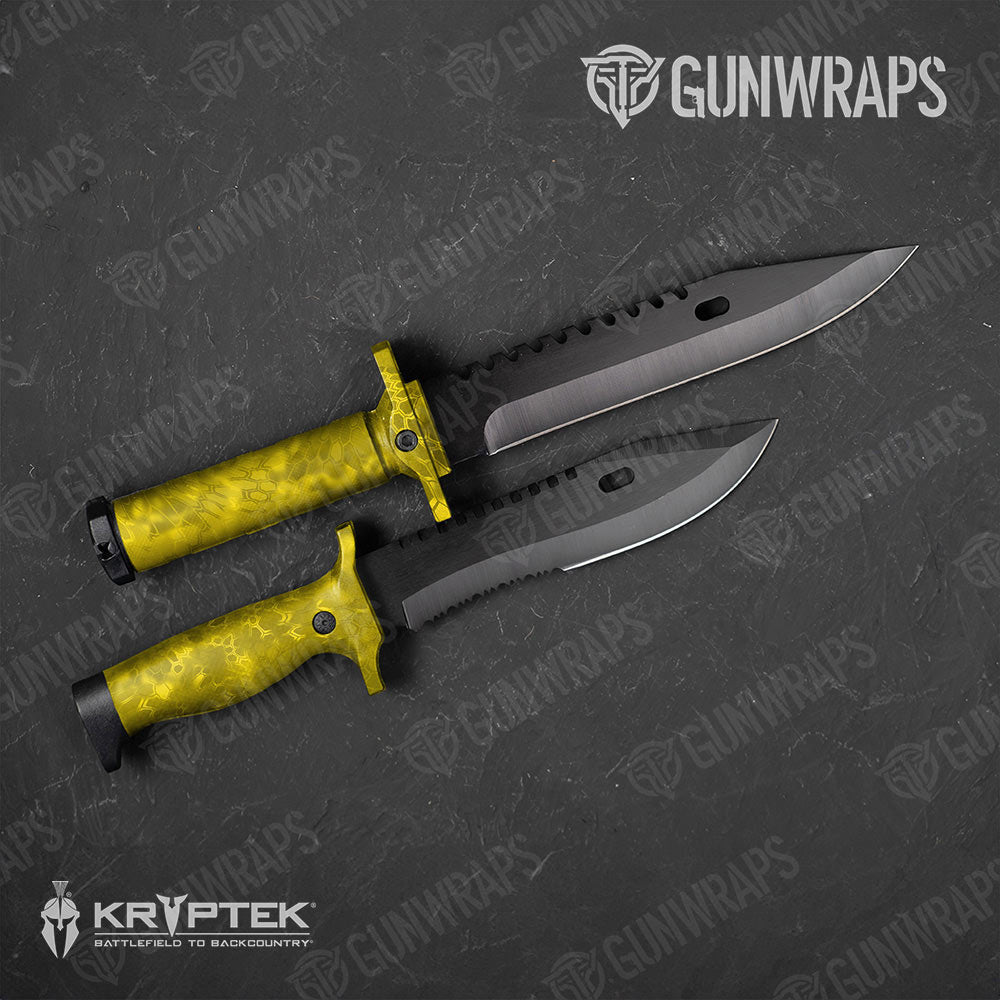 Kryptek Yellow Gun Skin Vinyl Wrap