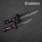 Paintball Magenta Tiger Gun Skin Vinyl Wrap
