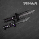 Paintball Purple Tiger Gun Skin Vinyl Wrap