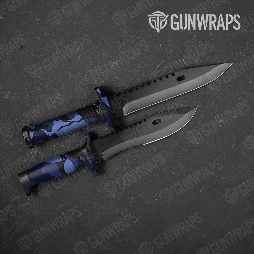 Ragged Blue Midnight Gun Skin Vinyl Wrap