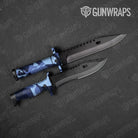 Ragged Blue Urban Night Gun Skin Vinyl Wrap