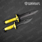 Ragged Elite Yellow Gun Skin Vinyl Wrap