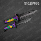 Ragged Mardi Gras Gun Skin Vinyl Wrap