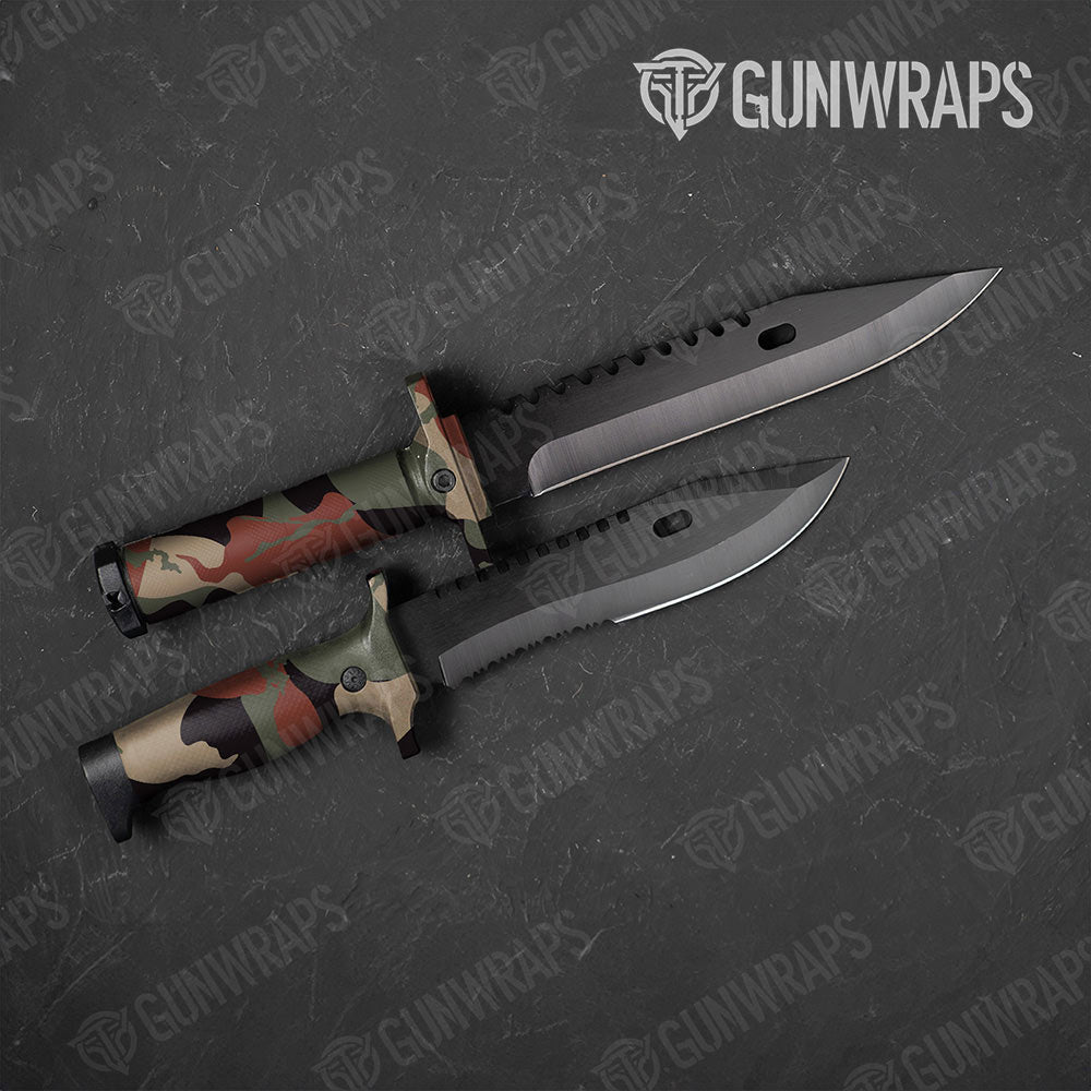 Ragged Militant Copper Gun Skin Vinyl Wrap