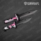 Ragged Pink Tiger Gun Skin Vinyl Wrap