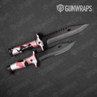 Ragged Pink Gun Skin Vinyl Wrap