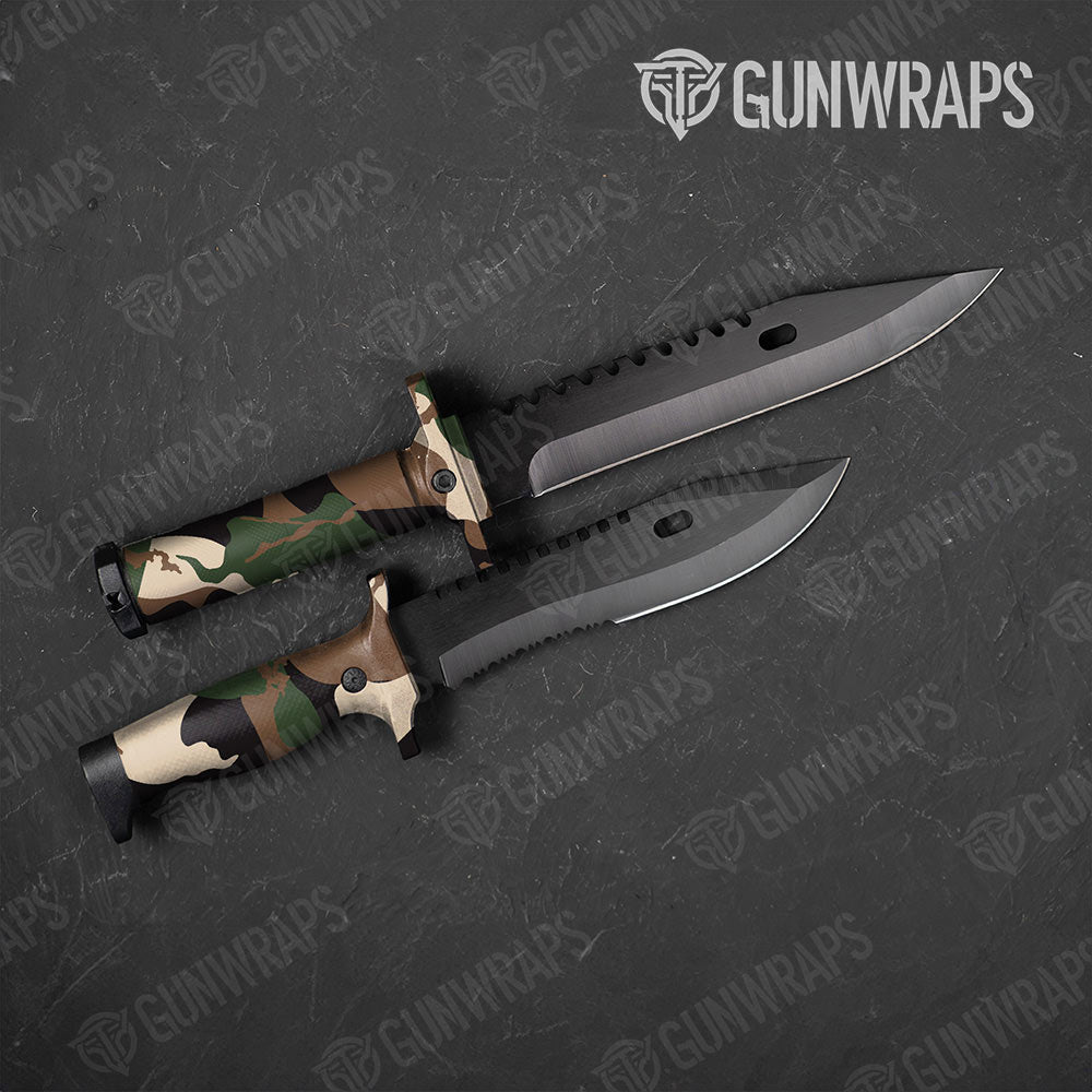 Ragged Woodland Gun Skin Vinyl Wrap