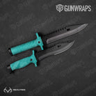 Realtree Fishing Tiffany Blue Gun Skin Vinyl Wrap