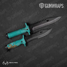 Realtree XTRA Colors Tiffany Blue Gun Skin Vinyl Wrap