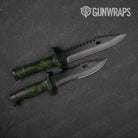 Sharp Army Dark Green Gun Skin Vinyl Wrap