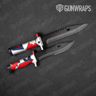 Shattered America Gun Skin Vinyl Wrap