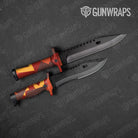 Shattered Autumn Gun Skin Vinyl Wrap