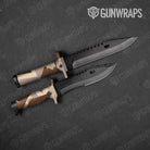 Shattered Desert Gun Skin Vinyl Wrap