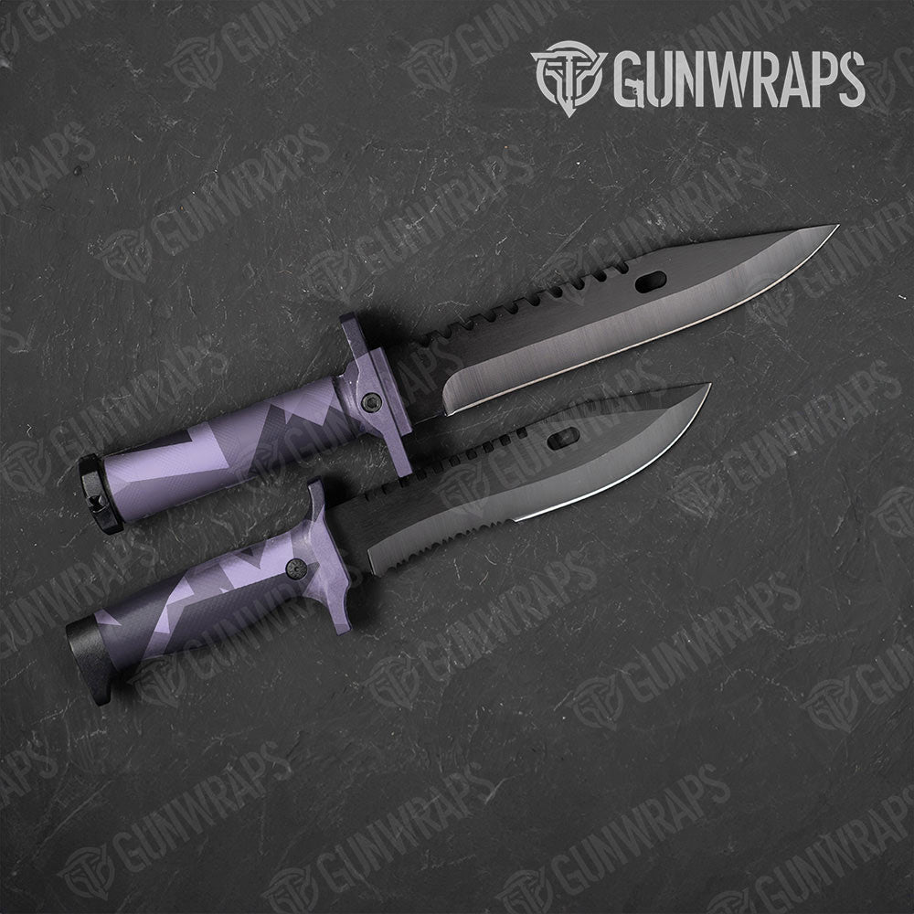 Shattered Lilac Gun Skin Vinyl Wrap