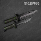 Shredded Army Dark Green Gun Skin Vinyl Wrap