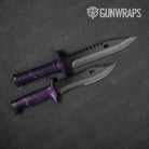 Stone Amethyst Marble Gun Skin Vinyl Wrap
