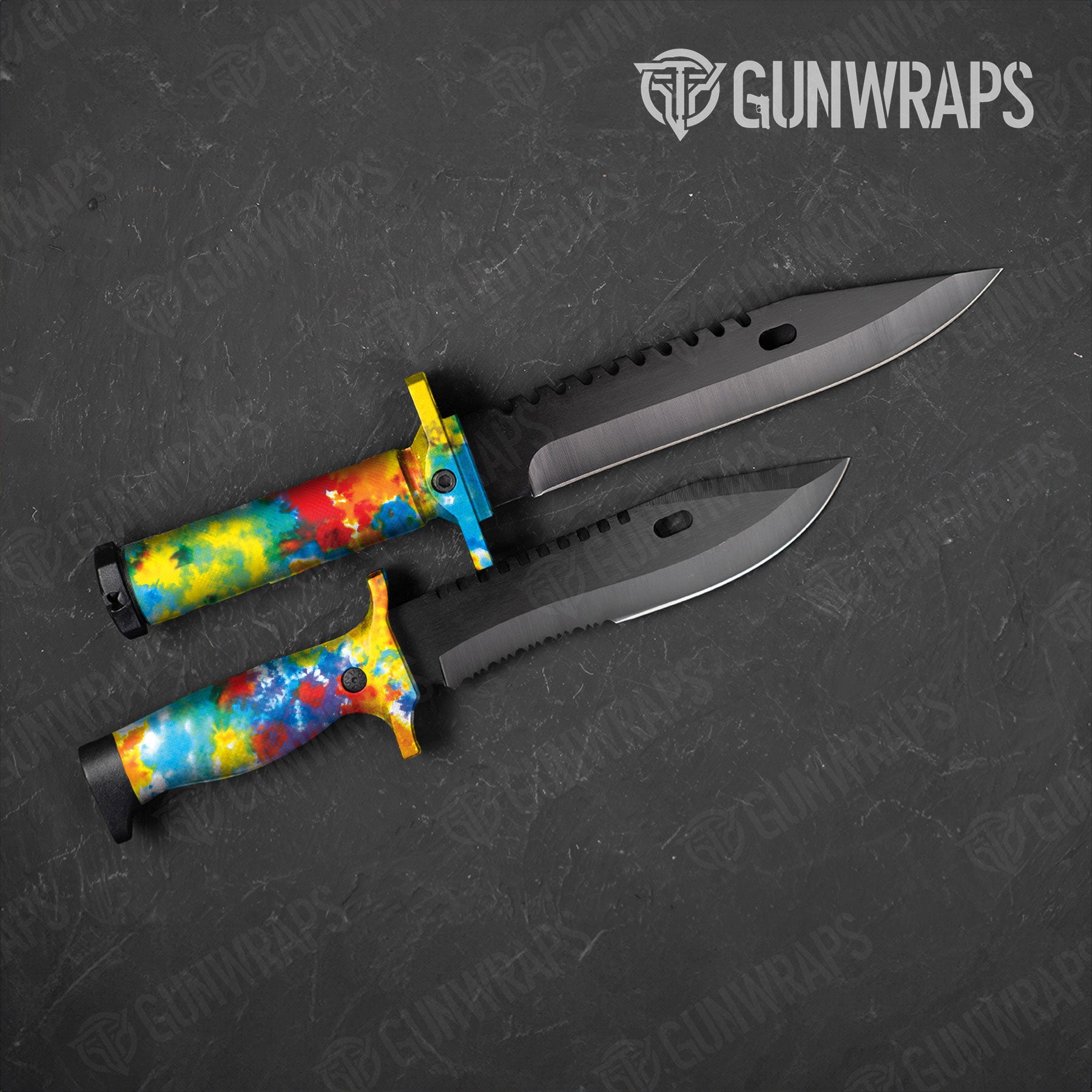 Tie Dye Coral Reef Gun Skin Vinyl Wrap