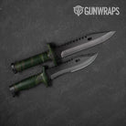 Vietnam Tiger Stripe Army Dark Green Gun Skin Vinyl Wrap