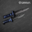 Vietnam Tiger Stripe Blue Urban Night Gun Skin Vinyl Wrap
