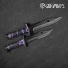 Vietnam Tiger Stripe Lilac Gun Skin Vinyl Wrap