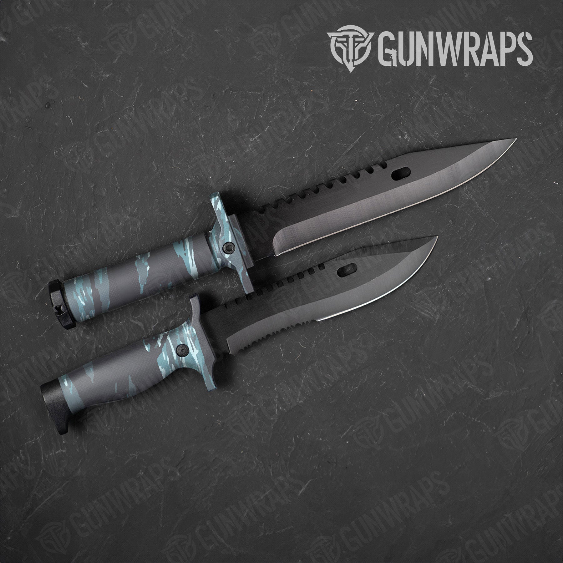 Vietnam Tiger Stripe Overcast Gun Skin Vinyl Wrap